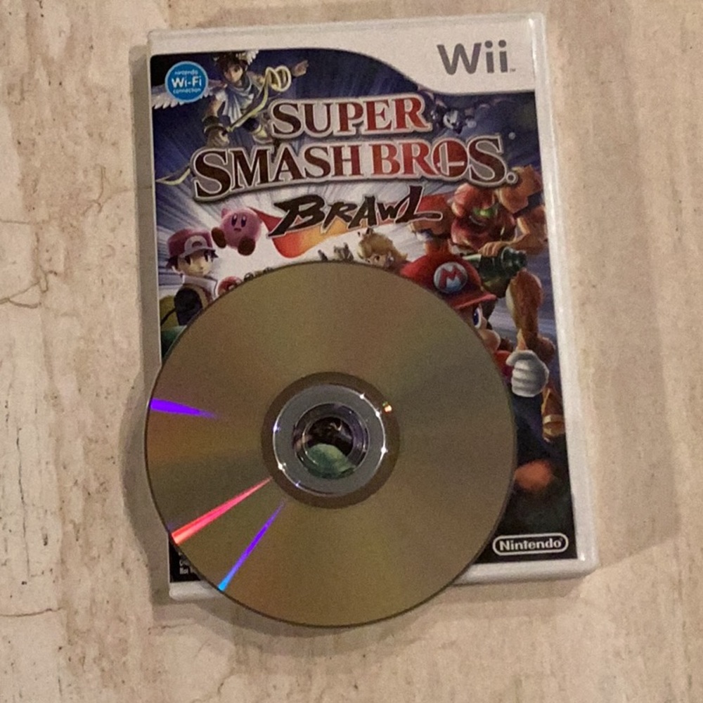 Super Smash Bros Brawl Nintendo Wii Game Complete Mario Pikachu Zelda Kirby - Picture 4 of 5